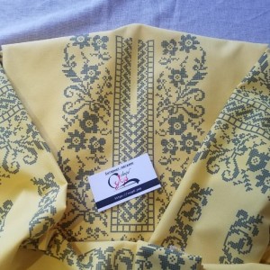 Сокальський мотив заготовка блузки під вишивку (жовта)